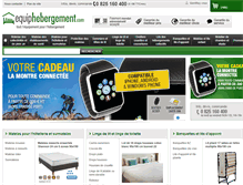 Tablet Screenshot of equiphebergement.com